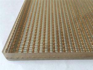 Malla Metálica con Vidrio laminado